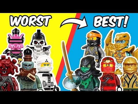 Worst VS Best LEGO Ninjago Minifigures...