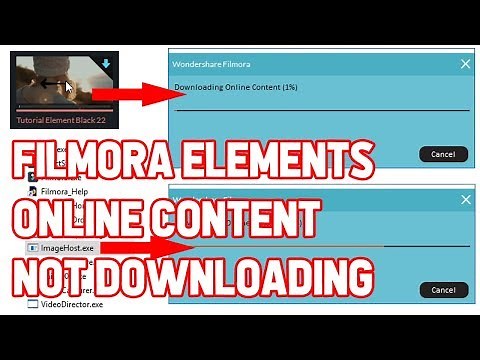 How to Fix Filmora Elements Effects Online Content Not Downloading | httchannel