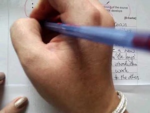 Going from grade 5 to grade 9: AQA English Language Paper 1 Q3 (2018 exam)