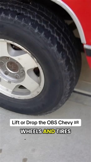 Lift or Drop the OBS Chevy 🏁 #obschevy #budgetbuild #chevy1500 #automobile