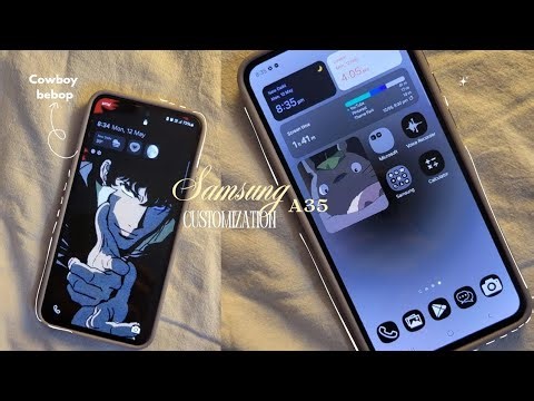 Samsung Galaxy A35 5G Customization ──★ ˙🧷 , Anime Theme