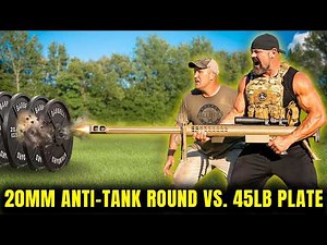 HOW MANY 45LB PLATES DOES IT TAKE TO STOP A 20MM ANTI-TANK RIFLE? FT. KENTUCKY BALLISTICS