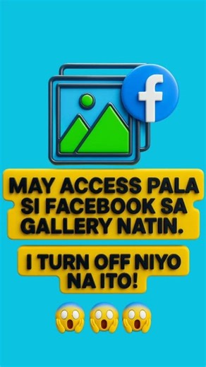 17K views · 266 reactions | MAY ACCESS PALA SI FACEBOOK SA ATING MGA GALLERY  #FacebookPrivacy #GalleryAccess #IngatSaSocialMedia #ProtectYourData #OnlineSafety | Tutorial vibes | Facebook