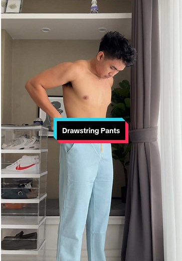 Stylish Drawstring Pants for Men