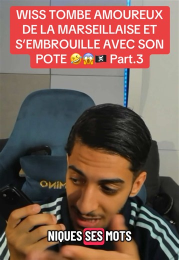 WISS aka Nasser tombe tellement amoureux de la Marseillaise Dounia qu’il s’embrouille même avec un gars qui lui a juste dit bonjour c’est a mourrir de rire la partie 3 🤣🤣 prochaine partie il pleure 😭 #wissksrr #pourtoi #dounia #marseille #embrouille