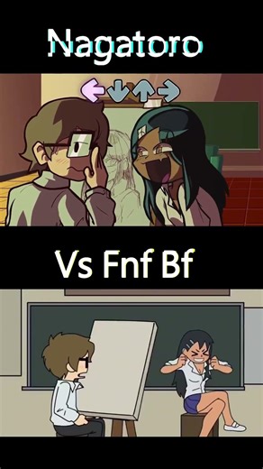 FNF vs Nagatoro Mod Gameplay vs Animation Friday Night Funkin' Mobile Game #shorts #fnf #funkyfr