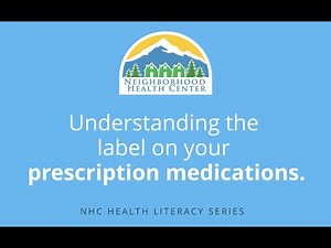 Understanding the Label on Your Prescription Medications