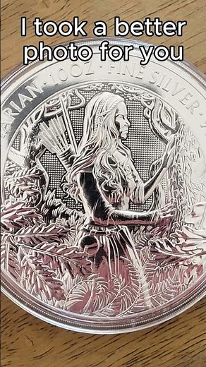 Maid Marian silver coin from the Royal Mint