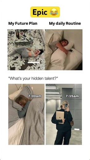 My dream life vs my actual sleep schedule #funnymemes #viral #relatable #money #trending #usa #dream