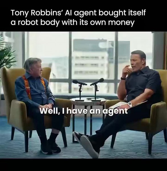 Tony Robbins AI Agent Buys Robot Dog | AI News World posted on the topic | LinkedIn
