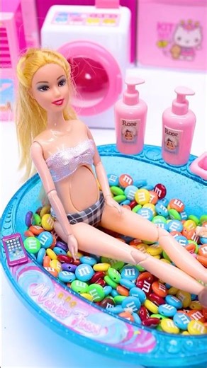 Satisfying Unboxing Doll Makeup & Fashion Dress Up Set, ASMR Video 💗 KEM PINK