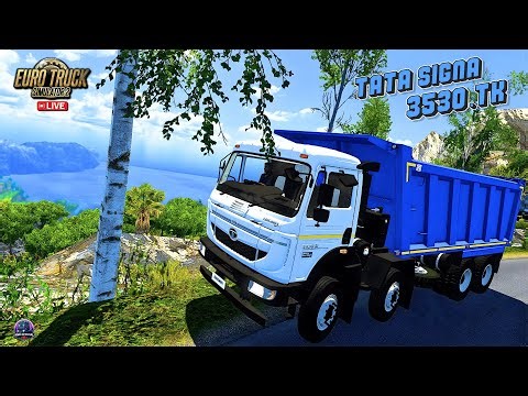 INDIAN TRUCK DRIVER GAMEPLAY 🚛 NEW TATA SIGNA 3530 TK 🔥 #shortsfeed #shortslive #shorts #ets2 #live