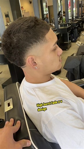 Discover the Perfect Burst Fade with V Design