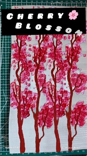 JAPANESE 🌸 BLOSSOM ART | #cherryblossom #trending #art #viral
