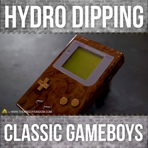 26K views · 152 reactions | In this video we're testing out a new method of hydrodipping to see if we can make some custom skins for some classic gaming controllers and consoles. | The King of Random | Facebook