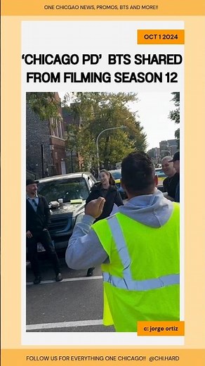 Chicago PD BTS Shared From Set Filming Season 12 #chicagopd