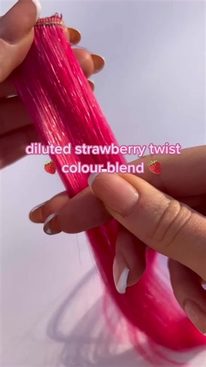Looking for a more pastel shade? 👀Dilute our hair dyes down with conditioner to achieve your perfect colour! down our shades? Using strawberry twist 💕 #hairinspo #haircare #hairdye #pinkhair