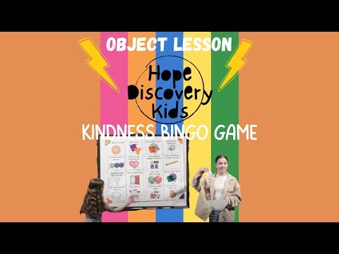 Kindness Bingo Game | Object Lesson