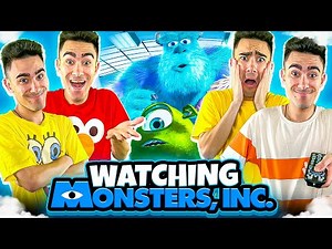 Caillou, Phineas, Elmo & Spongebob's Epic Reaction to Monster INC.