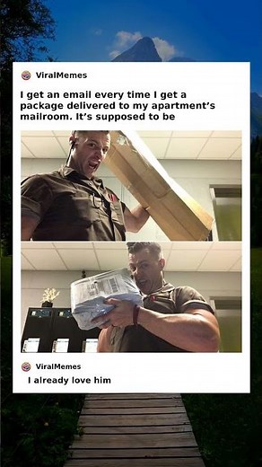 I get an email every time I get a package delivered to my apartment... - Viral Memes Daily #shorts