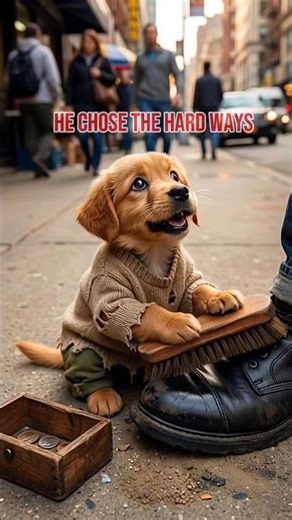 The Poor Puppy didn't have money but he rescues a old dog#shorts