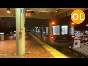 Riding Miami Metrorail Orange Line, Miami International Airport to Dadeland South, 2017-18 Hitachi