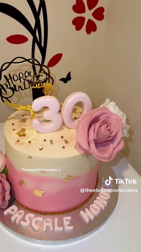 Delicious Cream and Pink Cakes for Your Celebrations