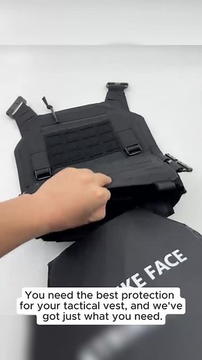1pc Durable High-Density PE Tactical Vest Plate, 9.84*11.81inch -