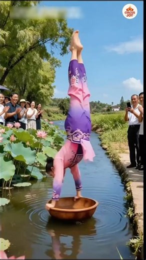 This Water Stunt Looks Unreal Without Falling!#shorts