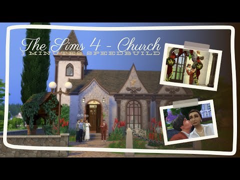 The Sims 4 Speedbuild: CHURCH #sims4 #simsspeedbuild #sims4build