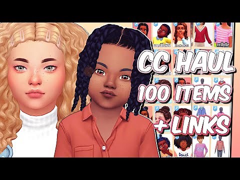 The Sims 4 | MAXIS MATCH CC HAUL #8 🌿 - KIDS & TODDLERS HAIRS & CLOTHING more.. | + CC Links
