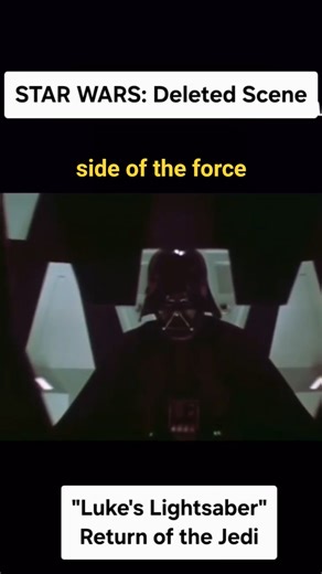 Deleted Scene ROTJ - Luke's Lightsaber