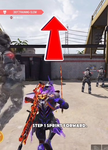 Call of Duty Mobile Backslide Movement Tutorial