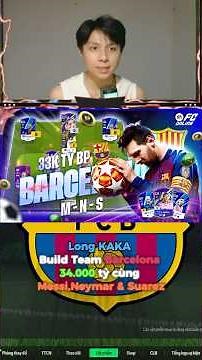 BUILD TEAM BARCA 35,000 WITH M-N-S MAX PING BEST #longkaka #fconline#fifa #fo4#football#fo#fc #fco
