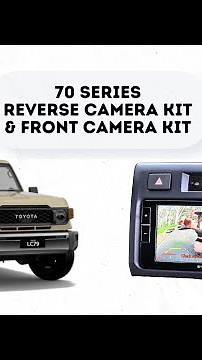 Reverse Camera Kit for new Toyota Landcrusier 70 Series 2023 to 2024 models | DIY Plug & Play