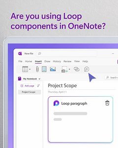 Make collaboration simple with Microsoft Loop components in OneNote. #OneNote | Microsoft