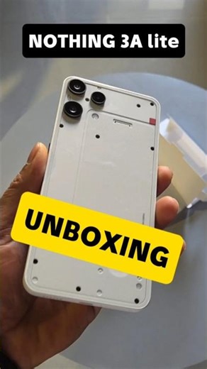 Nothing 3A Lite Unboxing + Boot Test – The Speed Is Crazy! 🤯