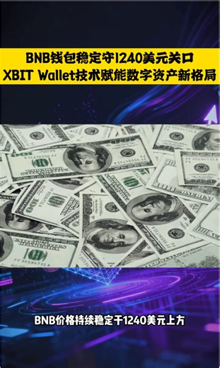 BNB钱包稳定守1240美元关口，XBIT Wallet技术赋能数字资产新格局