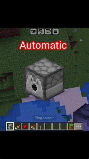 Lazy Gamer 🎮 on Instagram: "Minecraft automatic dispenser machine #minecraft"