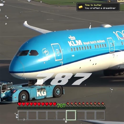 Boeing 787 Dreamliner. #edits #boeing #aviation #meme #minecraft #trending