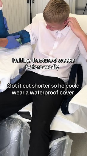 Shorter Hair and Fracture Recovery for Holiday Fun