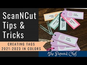 Brother ScanNCut Tips & Tricks - Creating Tags - Aligning, Grouping, Auto Layout & More!
