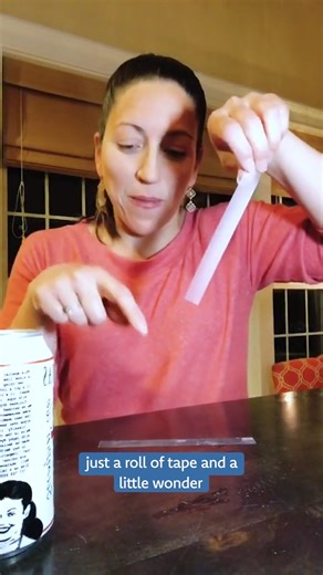 8.1K views · 29 reactions | When Scotch tape turns into a superhero tool #Science #Hack #EverydayMagic #Static | Poke My Heart | Facebook