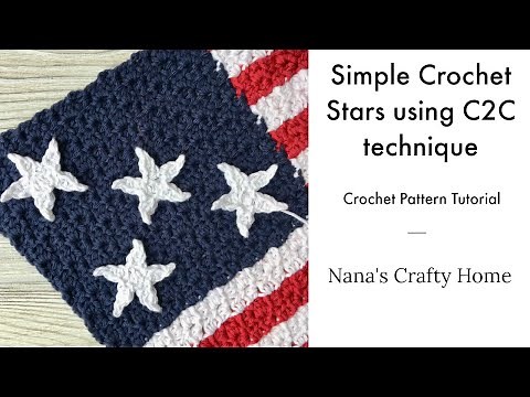 How to Crochet Stars Free Pattern Tutorial