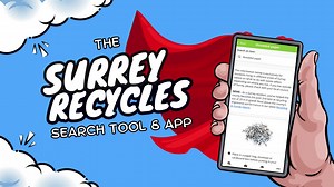 Introducing your new sidekick…the Surrey Recycles app! Help fight household waste by visiting the online search tool or by downloading the Surrey Recycles app (see link in first comment below)! | Love Reigate and Banstead