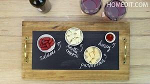 Create a Chic Chalkboard Tray