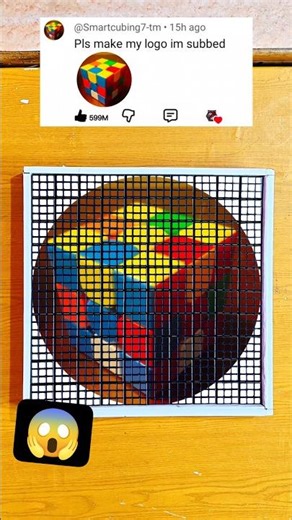 Making Logos From Cubes! 🥶😱 #viral #rubikscube #trending #shorts 😊😊