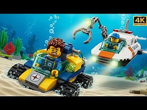 Deep Sea Rover Stuck in LEGO City Ocean Quicksand 🚜🌊⚓️