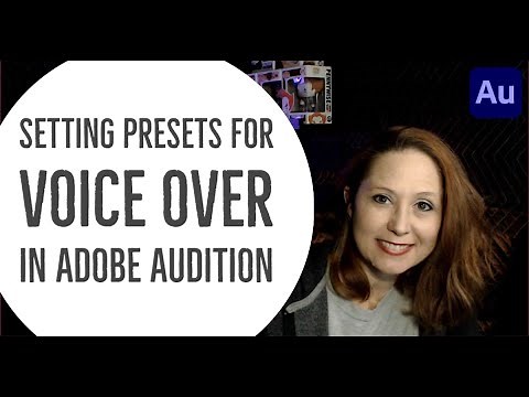 Setting Presets for Voice Over in Adobe Audition