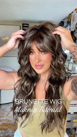 Essential Makeup Routine for Brunette Wigs